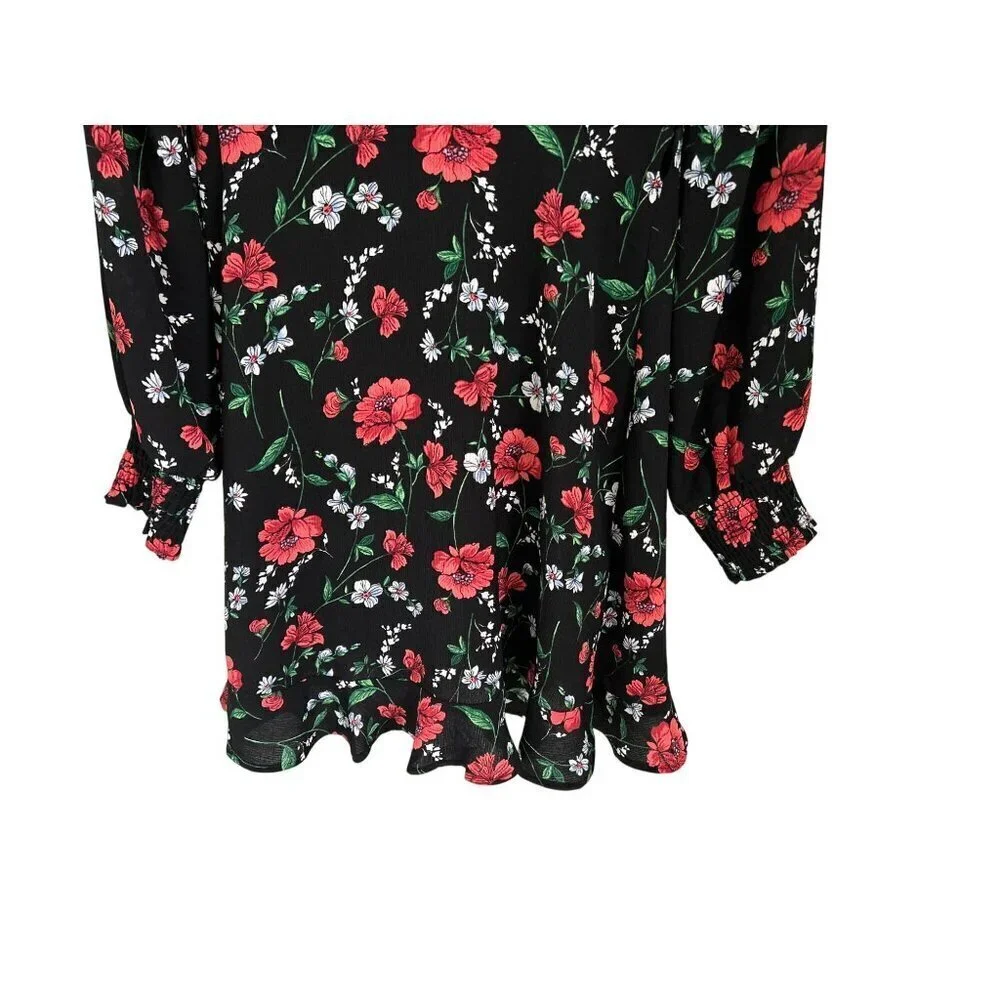 LUSH Floral Peasant Dress Size XS